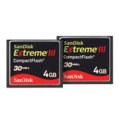 SanDisk Extreme III 4GB CompactFlash (Twin Pack)