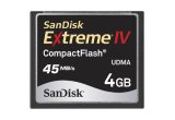 SanDisk Extreme IV 45MB/sec Compact Flash - 4GB