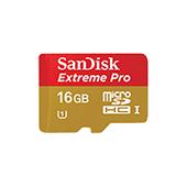 Sandisk Extreme Pro 16GB microSDHC Card