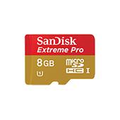 Sandisk Extreme Pro 8GB microSDHC Card