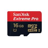Sandisk Extreme Pro Micro SDHC 16GB Memory Card