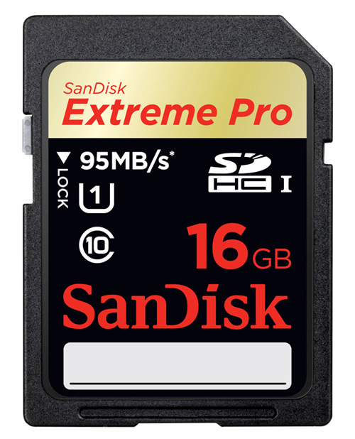 Extreme Pro SDHC 95MB/sec UHS-I Card -