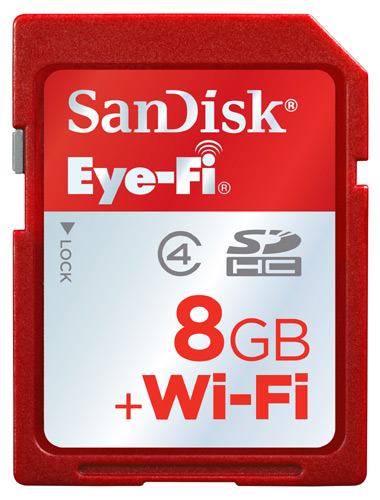 SanDisk Eye-Fi Wireless SDHC Card (CLASS 4) - 8GB