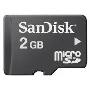 Sandisk Micro SD 2GB Memory Card