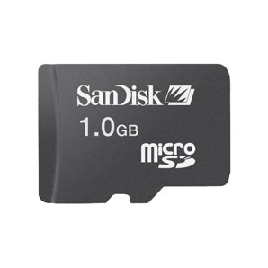 SanDisk Micro Secure Digital Card- 1GB