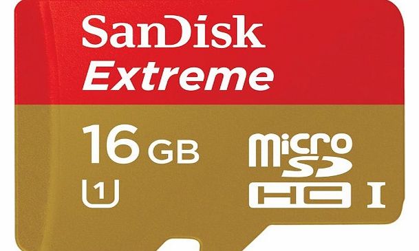 Sandisk microSDHC UHS-I memory card - 16 GB - Class 10