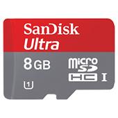 Sandisk Mobile Ultra MicroSDHC 8GB Card with