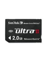 Sandisk MS Pro Duo 2GB Ultra II Memory Card