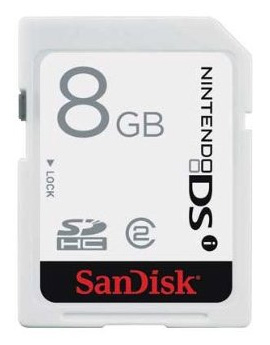 Sandisk Nintendo DSi 8GB SDHC Gaming Card