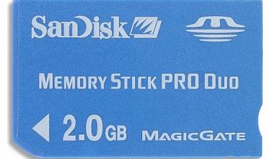 SanDisk SDMSPD-002G-B35 2 GB Pro Duo Memory Stick with MagicGate