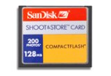 SanDisk Shoot & Store Compact Flash Card - 128MB