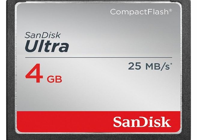 Ultra - Flash memory card - 4 GB - CompactFlash