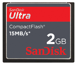 SanDisk Ultra Compact Flash Card - 2GB