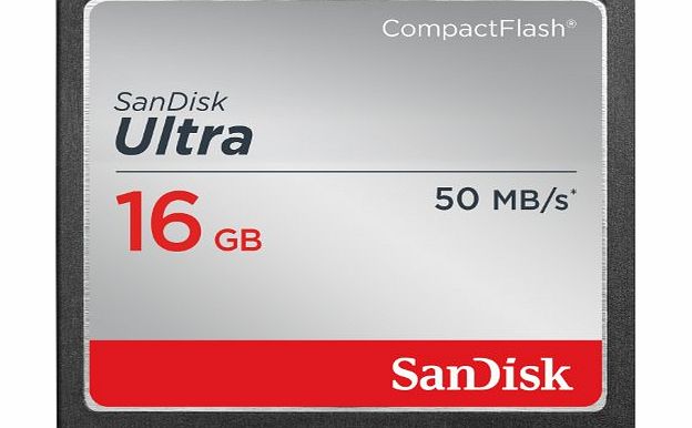 Ultra CompactFlash 16 GB Memory Card 50 MB/s (SDCFHS-016G-G46)