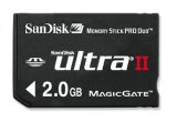 SanDisk Ultra II Memory Stick PRO Duo (PSP Memory) - 2GB