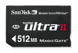SanDisk Ultra II Memory Stick PRO Duo (PSP Memory) - 512MB