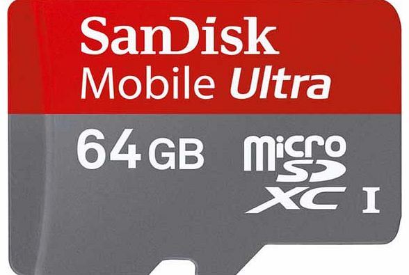 Ultra microSD 64GB Memory Card with SDHC