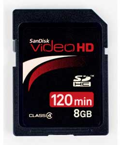 sandisk Video HD 8GB SDHC Card