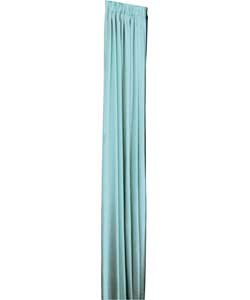 Lined Pencil Pleat Curtains - Duck Egg - 90 x