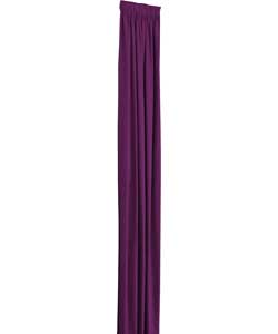 Lined Pencil Pleat Curtains - Mulberry- 90 x