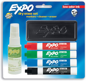 Expo Dry Erase Starter Set with 4