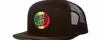 Santa Cruz Irie Flat Peak Hat - Black