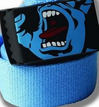 Santa Cruz Screaming Hand Web Belt - Blue