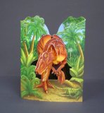 SANTORO GRAPHICS Dinosaur 3D Swing Greetings Card