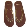 Sanuk `Swizzle` Flip-Flops - Chocolate Brown