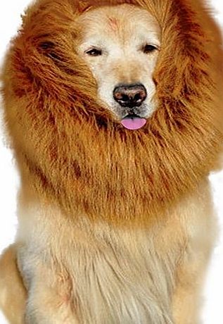 Sanwood Pet Dog Lion Wigs Mane Hair Party Fancy