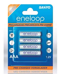 Eneloop AAA Rechargeable Batteries - 4 Pack