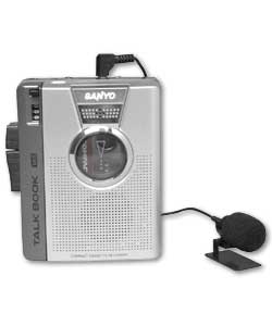 SANYO Portable Standard Cassette Recorder