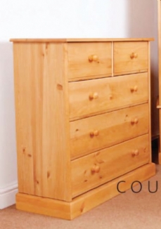 Country Pine Chest of Drawers