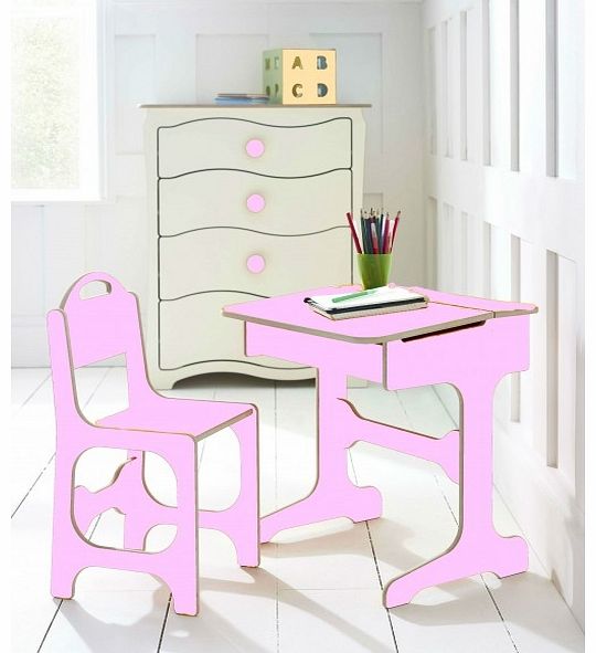 Desk & Chair-Pink