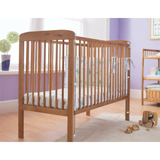 Saplings Anita 54cm Cot in Pine with White