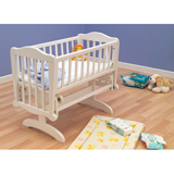 Saplings Glider 40cm Crib in Pine with Natural