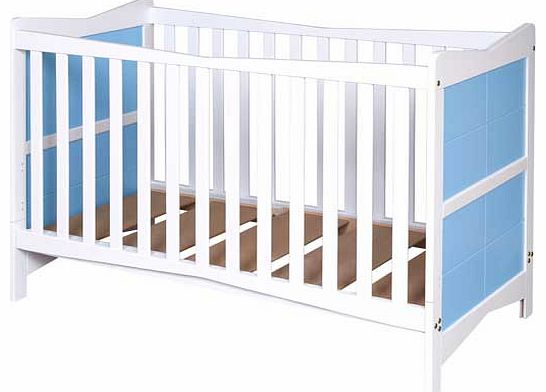 Kitty Cot Bed - Blue and White