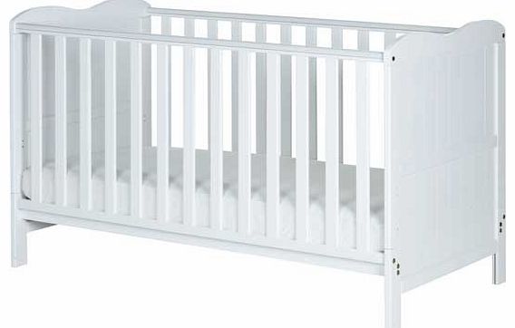 Saplings Sophie Cot Bed - White
