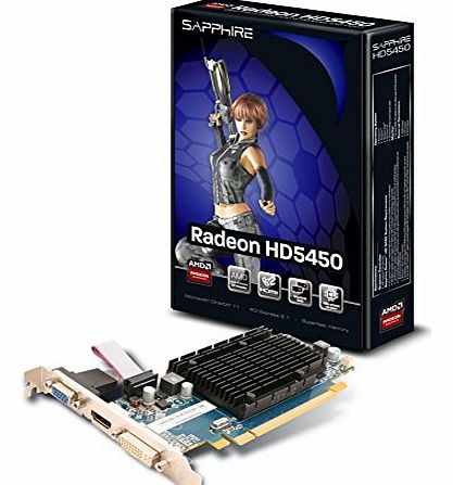  11166-02-20R HD 5450 1GB DDR3 PCIE HDMI Graphics Card