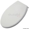 Sapphire White Toilet Seat and Cover