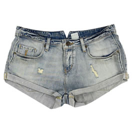 Sass and Bide Atom of Love Distressed Denim Short