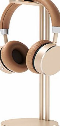 Satechi Aluminum Universal Headphone Stand, Suitable for Sennheiser, Sony, Audio-Technica, Bose, Shure, AKG, Panasonic Headphones and More (Gold)