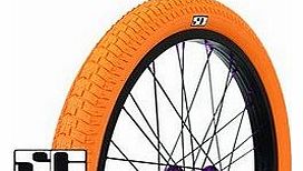 Savage BMX Bicycle Freestyle Tyre 20 x 2.00`` in ORANGE