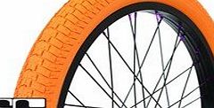 Savage BMX Bicycle Freestyle Tyre 20 x 2.125`` in ORANGE