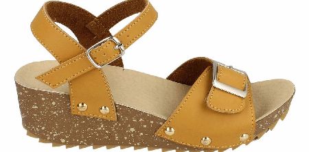 SAVANNAH Tan Footbed Sandal