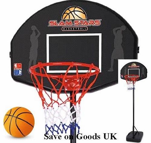 Childs junior basketball set.Complete kids indoor outdoor with ball, stand & net