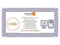 SaverValue andpound;100 saverstore.com Gift Voucher