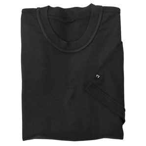 Black Bamboo T-Shirt Style Vest