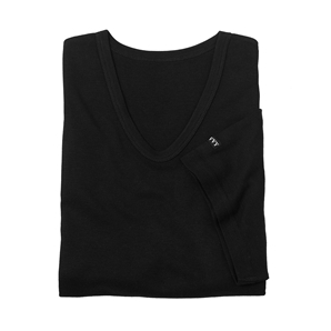 Black Bamboo V-Neck T-Shirt