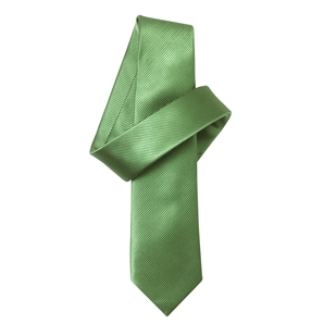 Bright Green Pure Silk Skinny Tie